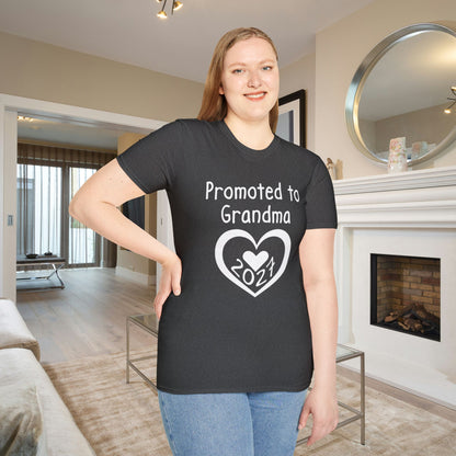 Promoted To Grandma 2027 Adult T-shirt