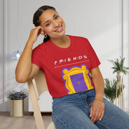 Friends; Peephole Adult T-shirt