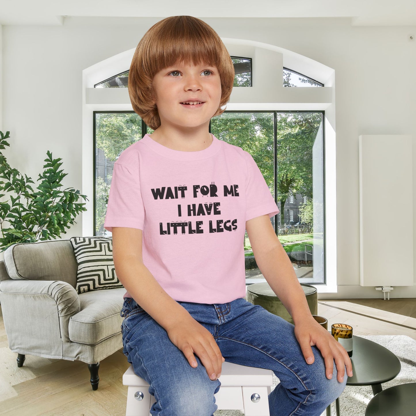 Wait For Me I Have Little Legs Heavy Cotton™ Toddler T-shirt