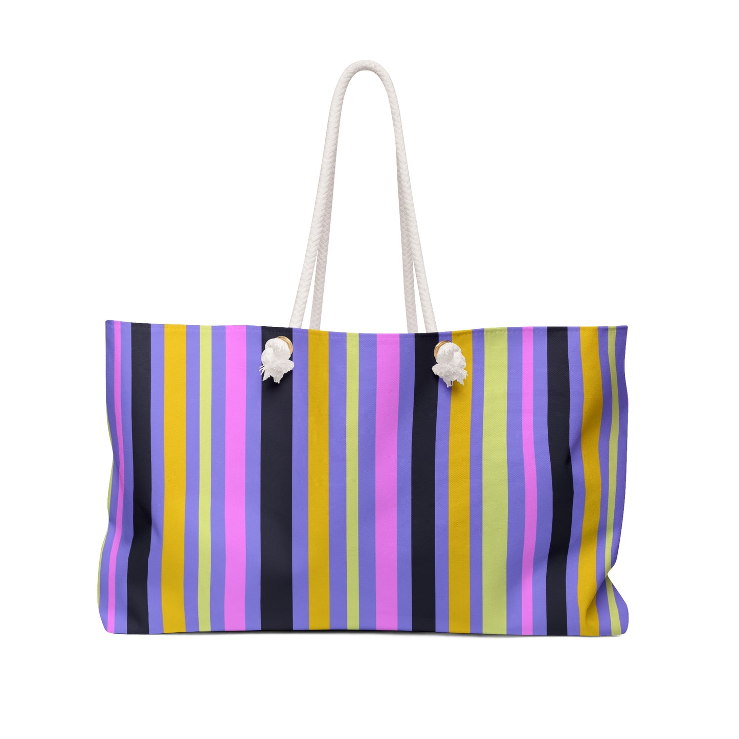Midnight Pop Stripes Weekender Bag