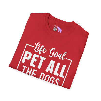 Life Goal Pet All The Dogs Adult T-shirt