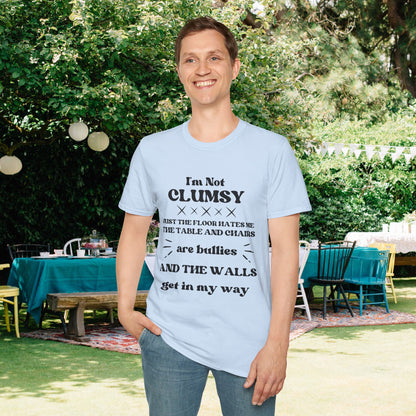 I'm Not Clumsy Adult T-shirt