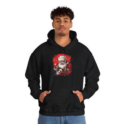 Angry Santa Adult Heavy Blend™ Hooded Sweatshirt