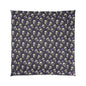 Midnight Lavender Skulls Comforter