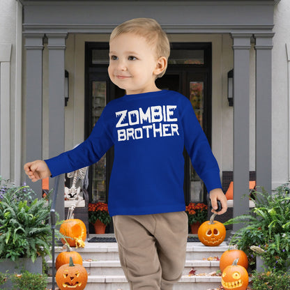 ""Zombie Brother Toddler Long Sleeve Tee