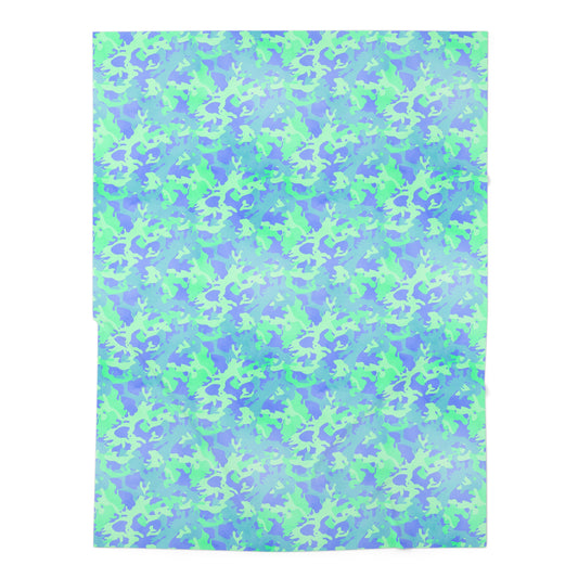 Glacier Grove Camo Baby Swaddle Blanket