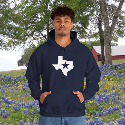 Texas w/Star Heavy Blend™ Hooded Sweatshirt