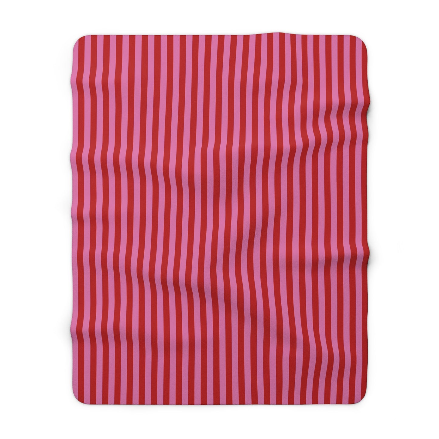 Be Mine Stripes Fleece Blanket