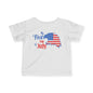 My First 4th of July (Eagle) Infant Soft T-Shirt