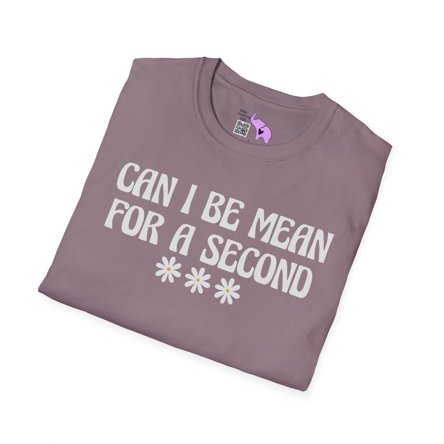 Can I Be Mean For A Second Adult T-shirt