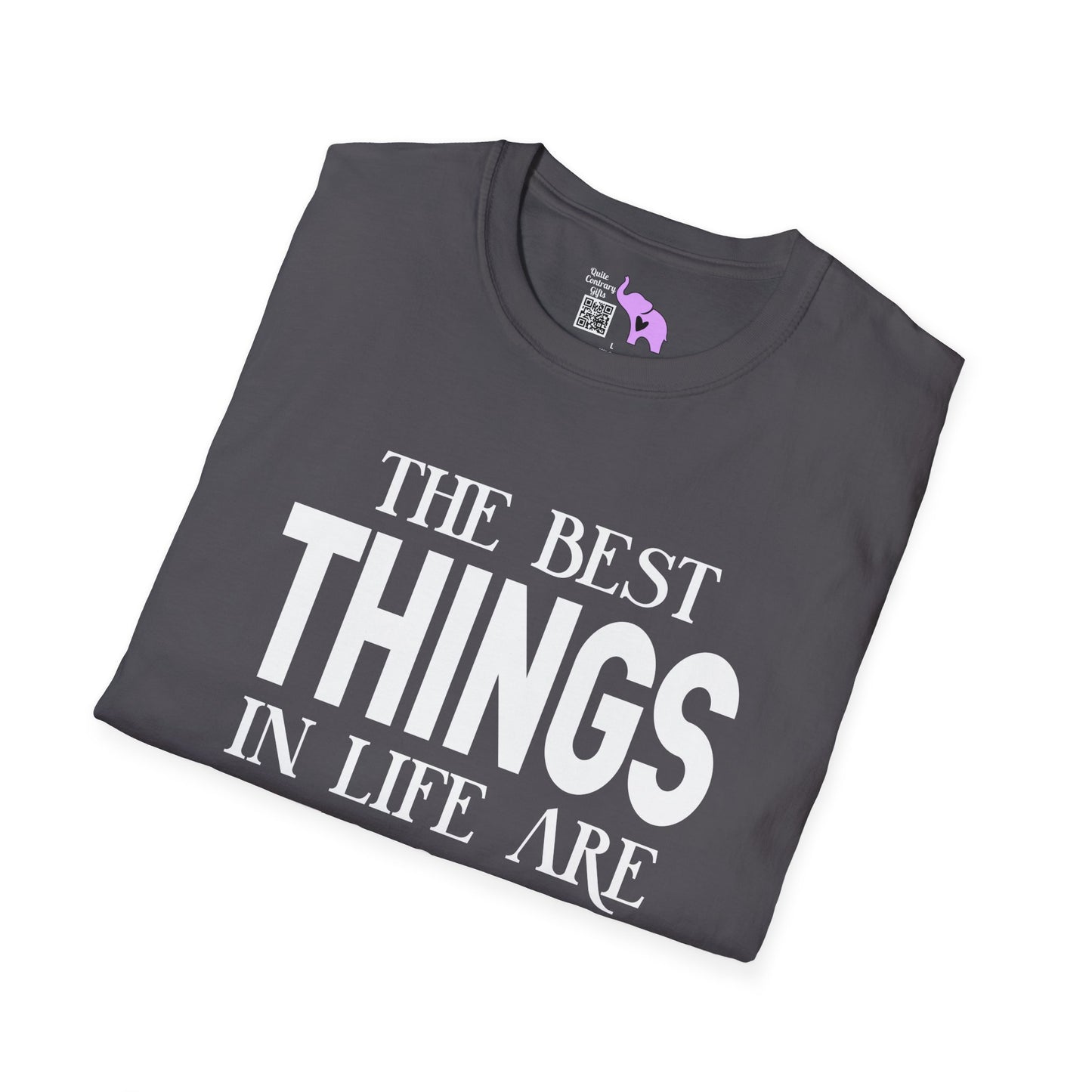 The Best Things In Life Are Rescued Adult T-shirt