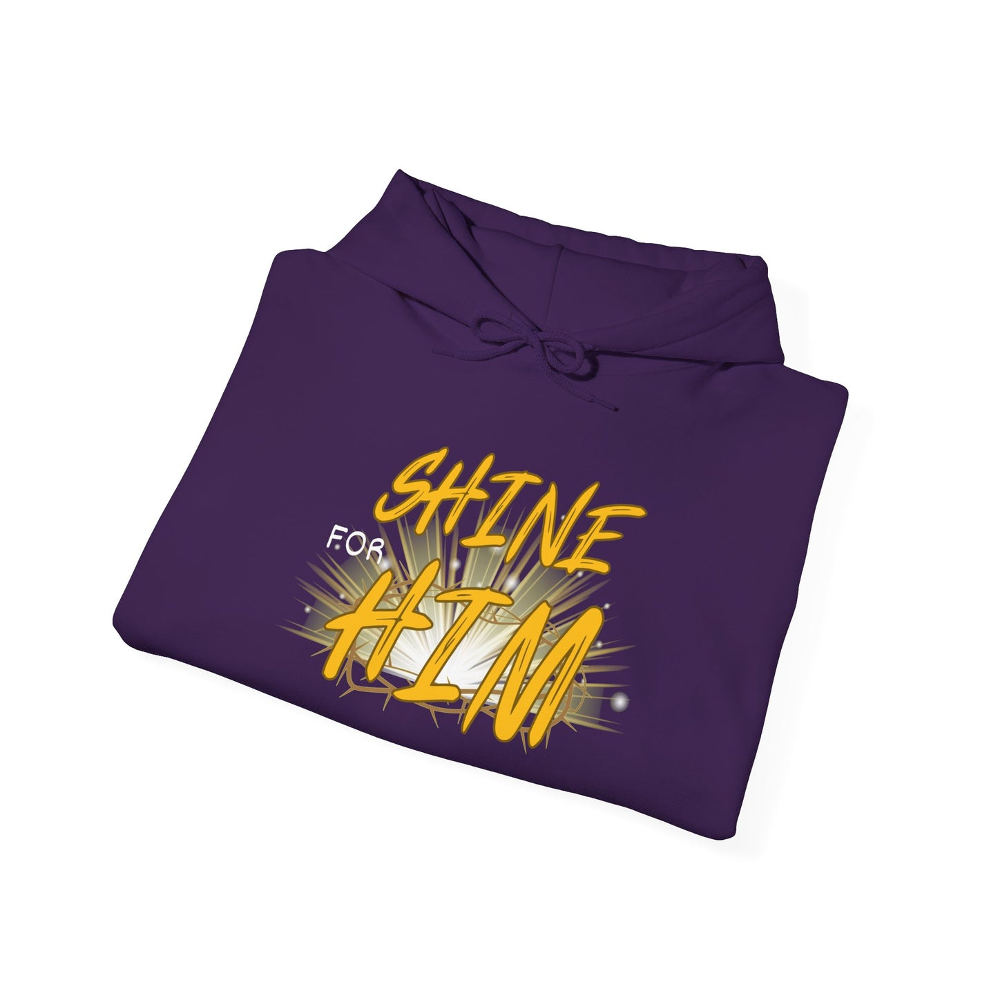 Shine For Him Heavy Blend™ Hooded Sweatshirt