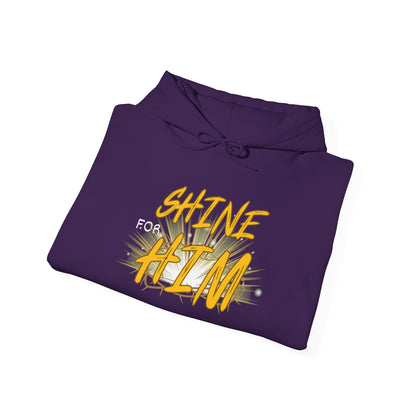 Shine For Him Heavy Blend™ Hooded Sweatshirt