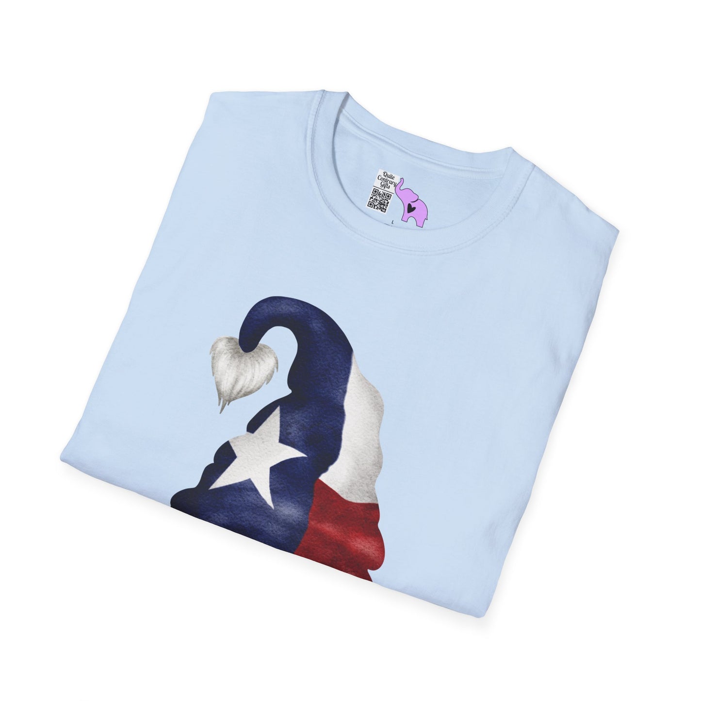 Texas Bowtie Gnome Adult T-shirt