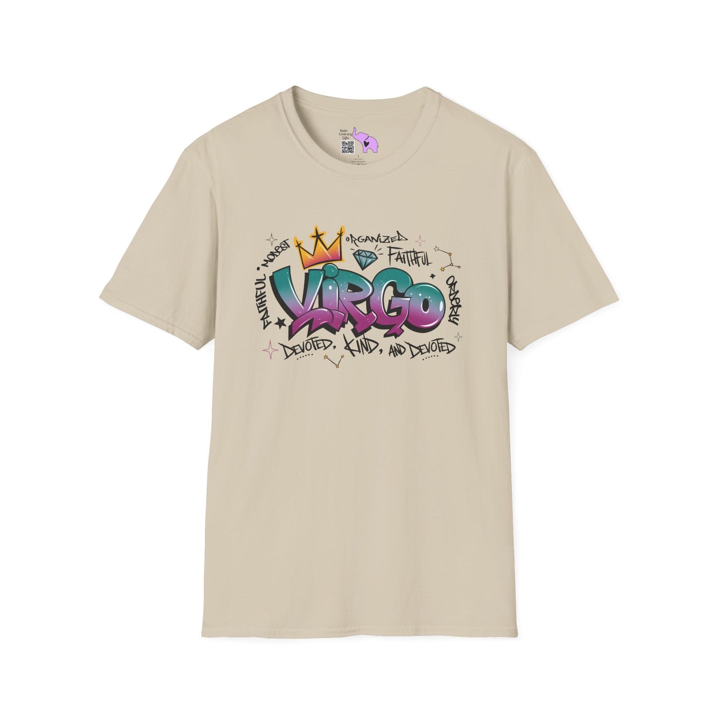 Virgo Street Art Adult T-shirt