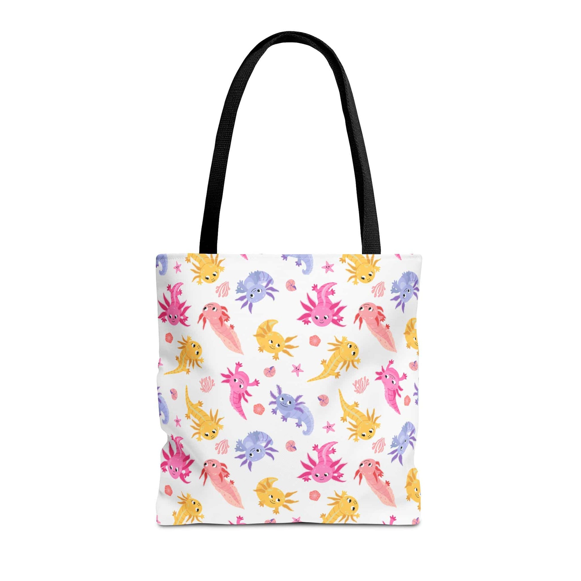 Axolotl Whimsy Canvas Tote Bag