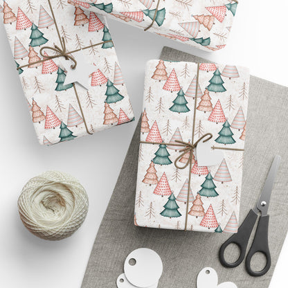 Merry Pines Wrapping Paper