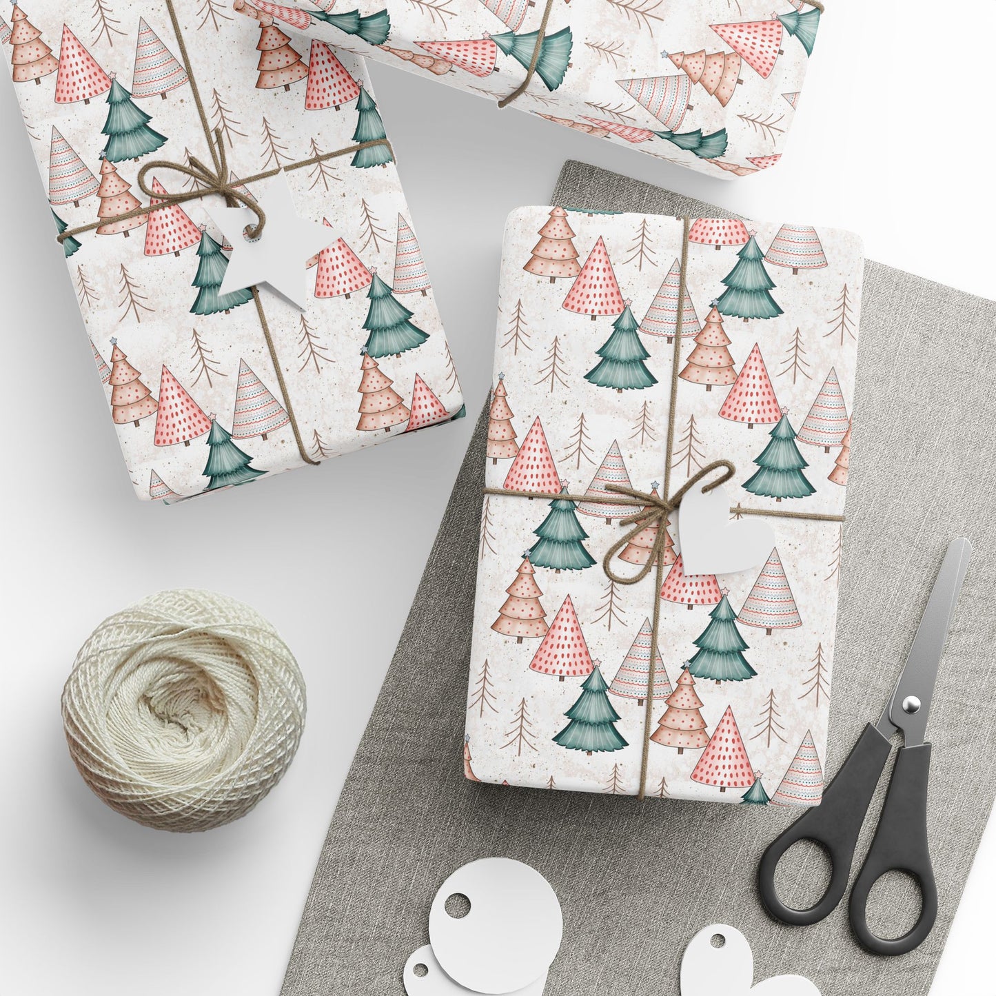 Merry Pines Wrapping Paper