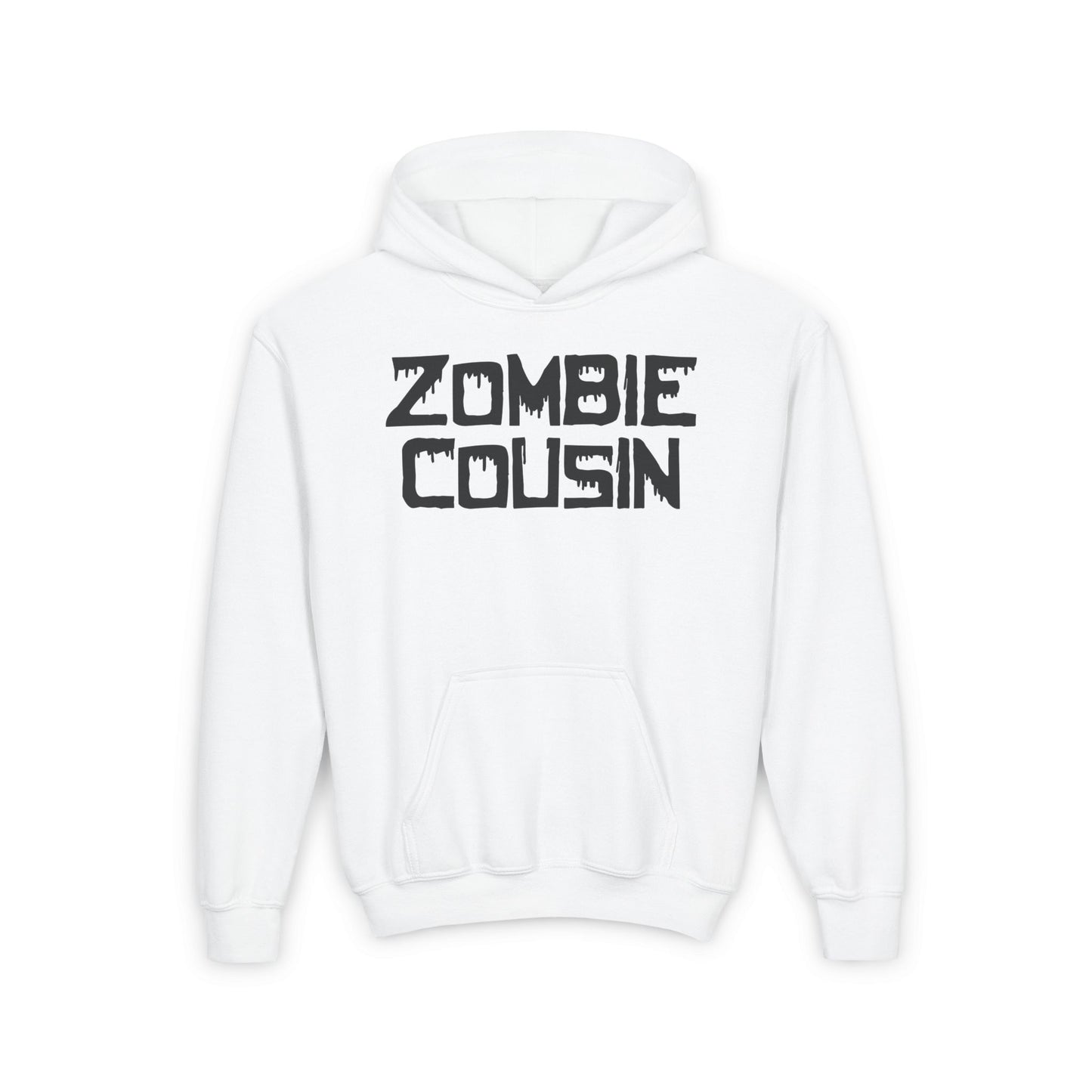 ""Zombie Cousin Youth Heavy Blend Hoodie