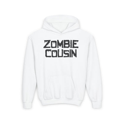 ""Zombie Cousin Youth Heavy Blend Hoodie