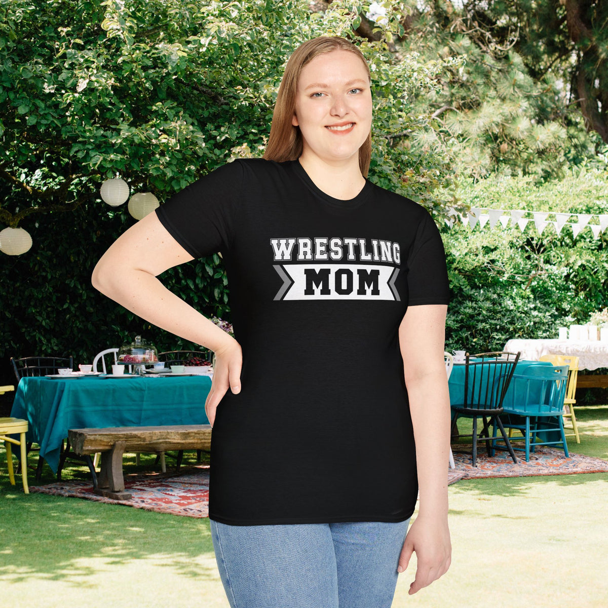 Wrestling Mom Adult T-shirt