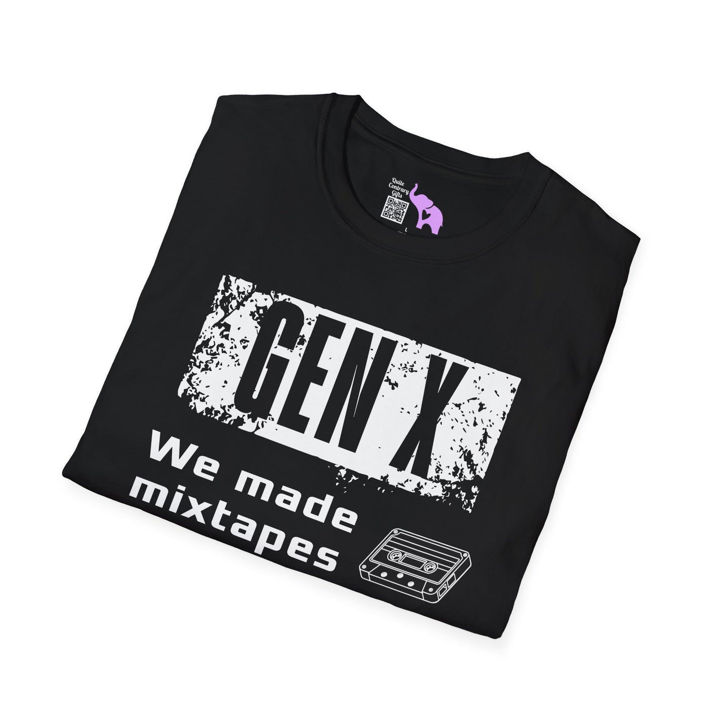 Gen X We Made Mixtapes Not Tiktoks Adult T-shirt
