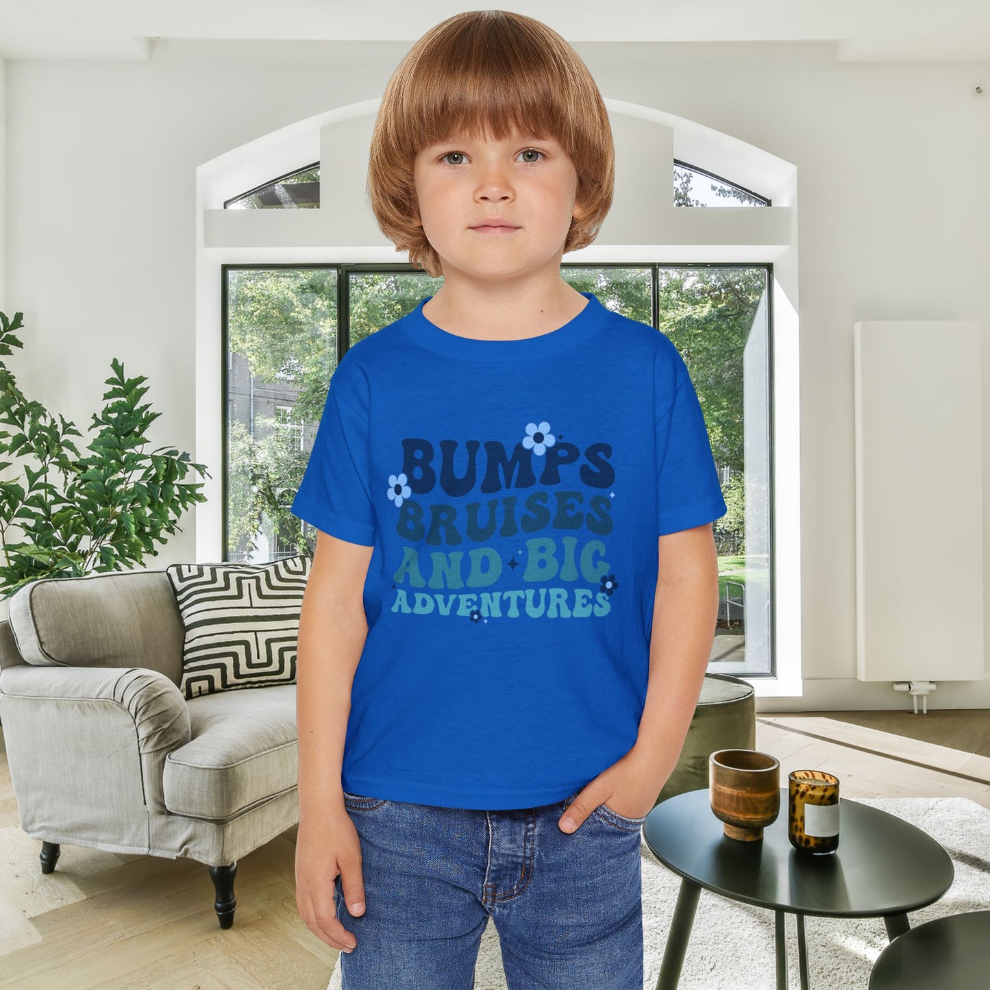 Bumps Bruises And Big Adventures Heavy Cotton™ Toddler T-shirt