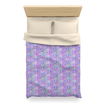 Lavender Mist Camo Duvet Bedding Set