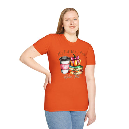 Just A Girl Who Loves Fall T-shirt