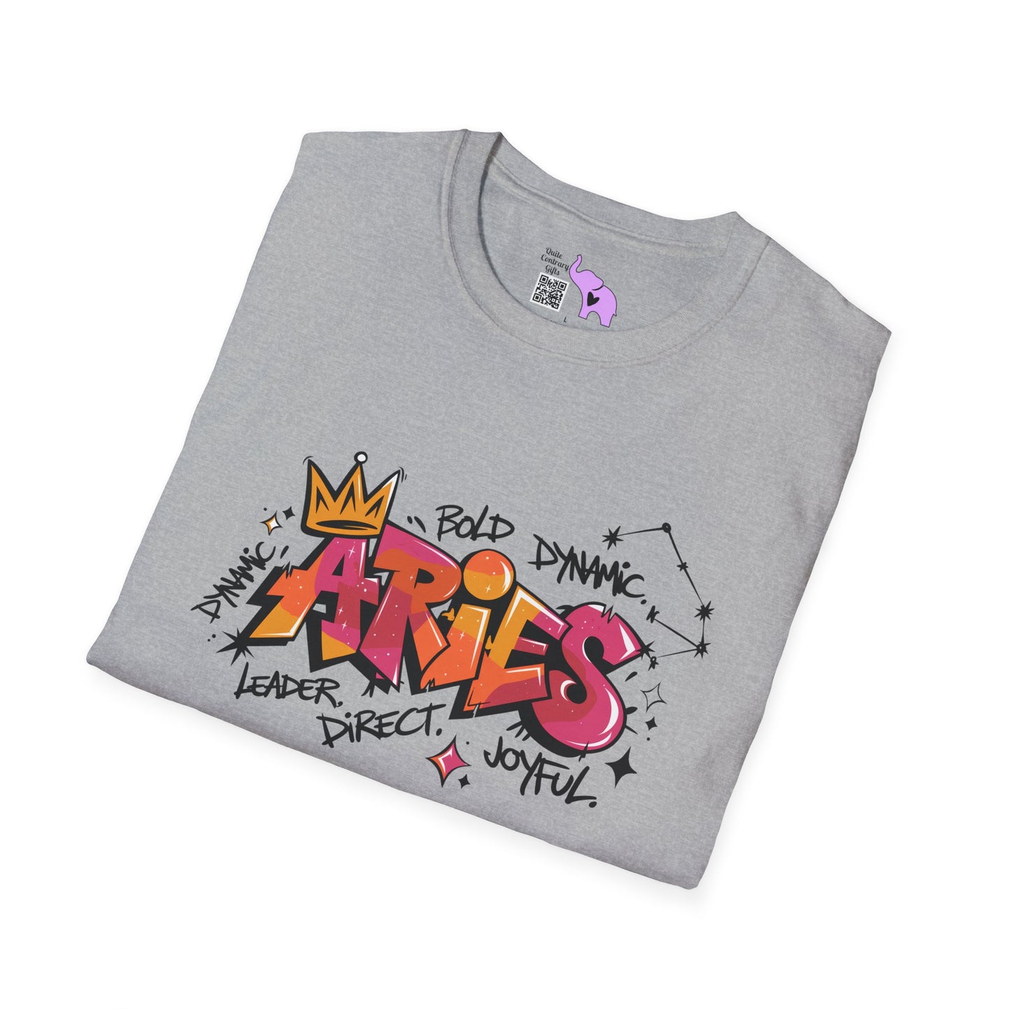 Aries Street Art Adult T-shirt