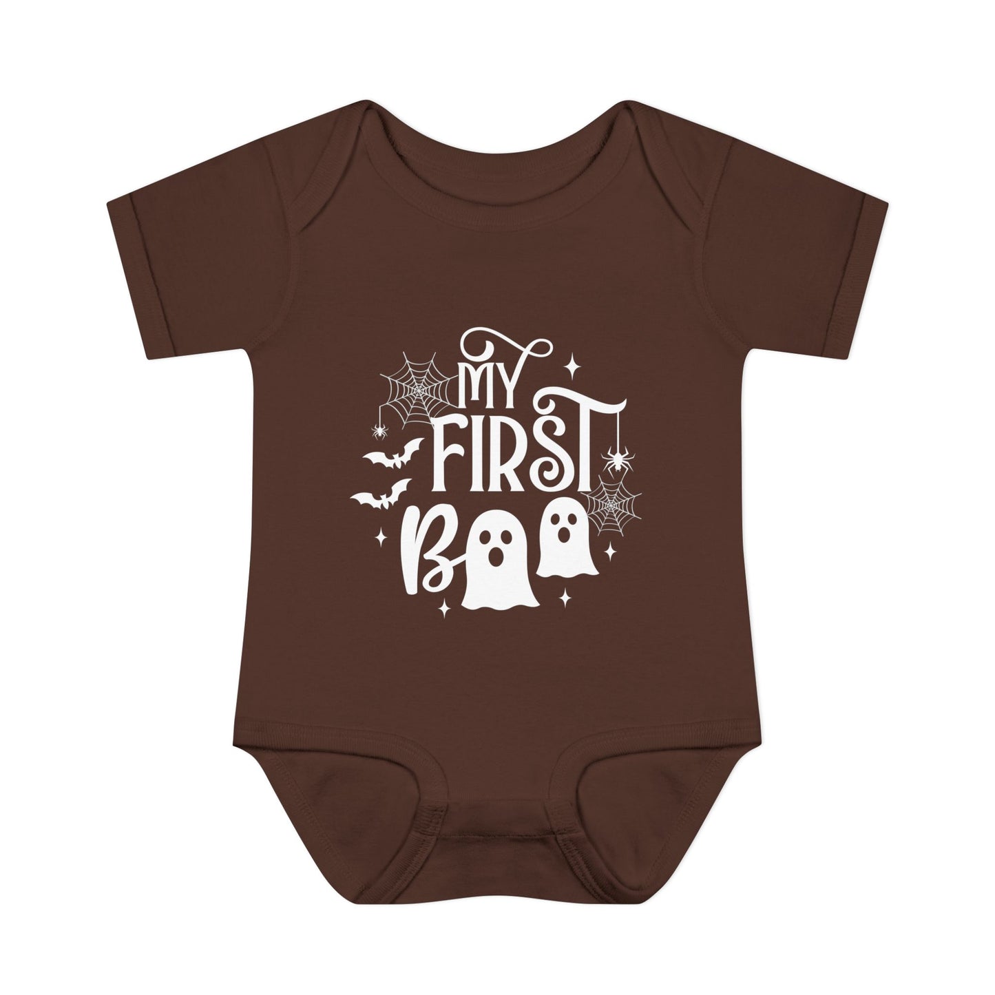 My First Boo Infant Baby Rib Bodysuit