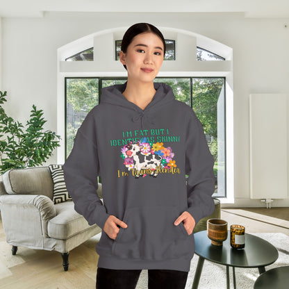 I'm Fat But I Identify as Skinny; I'm Trans-slender Heavy Blend™ Hooded Sweatshirt