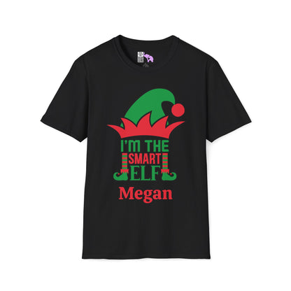 I'm The Smart Elf Personalized Adult T-shirt