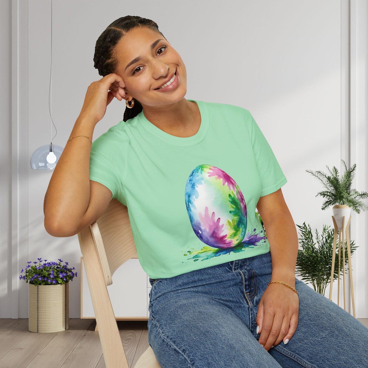 Colorful Easter Egg Adult T-shirt