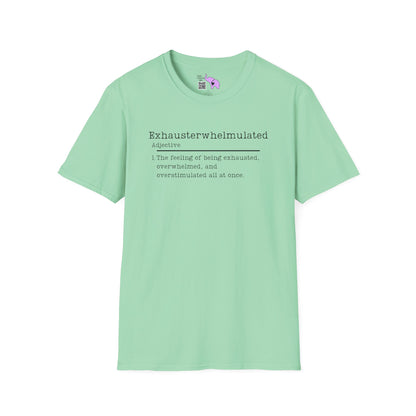 Exhausterwhelmulated Definition Adult T-shirt