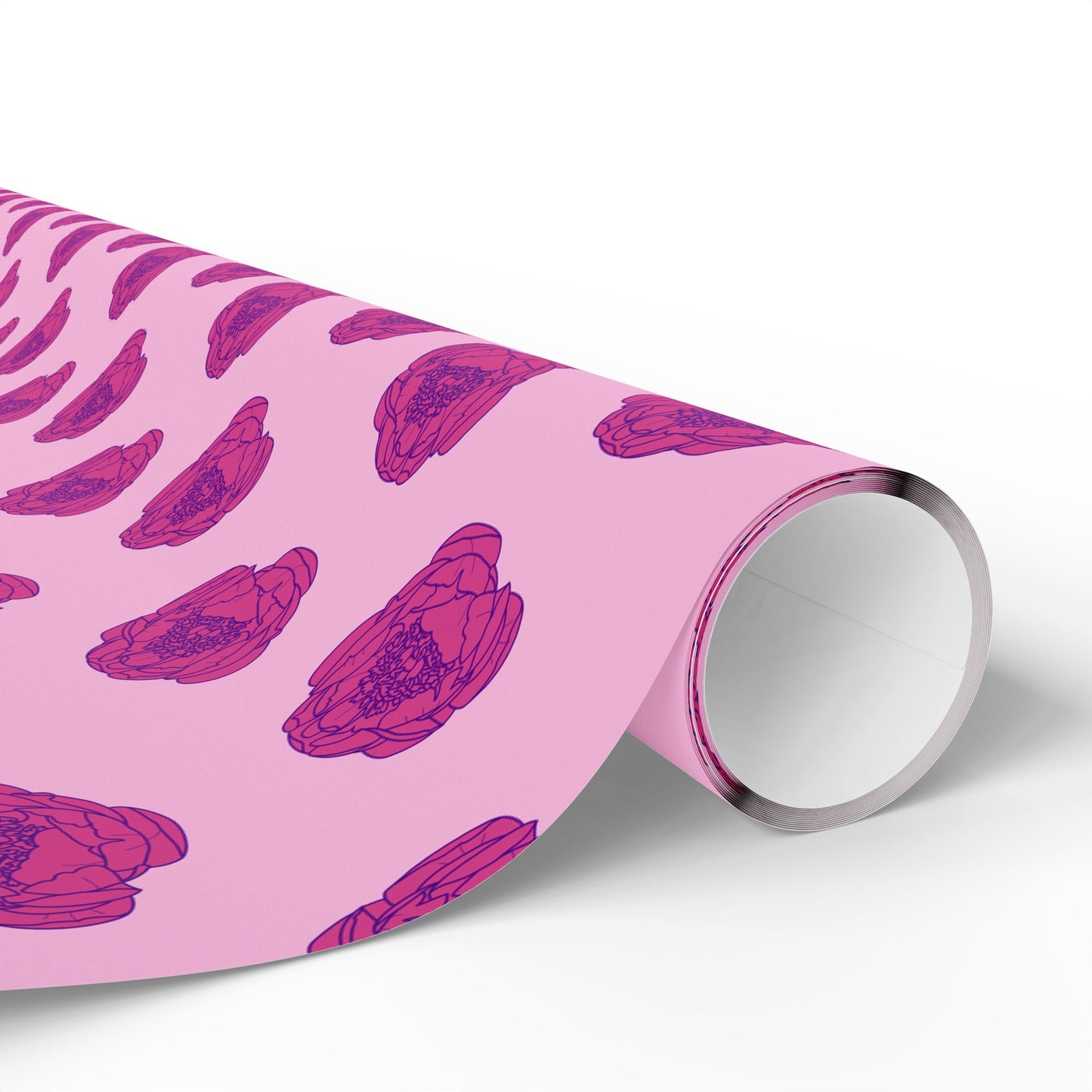 Rosy Dream Peonies Wrapping Paper