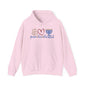 Peace Love Hanukkah Adult Heavy Blend™ Hooded Sweatshirt