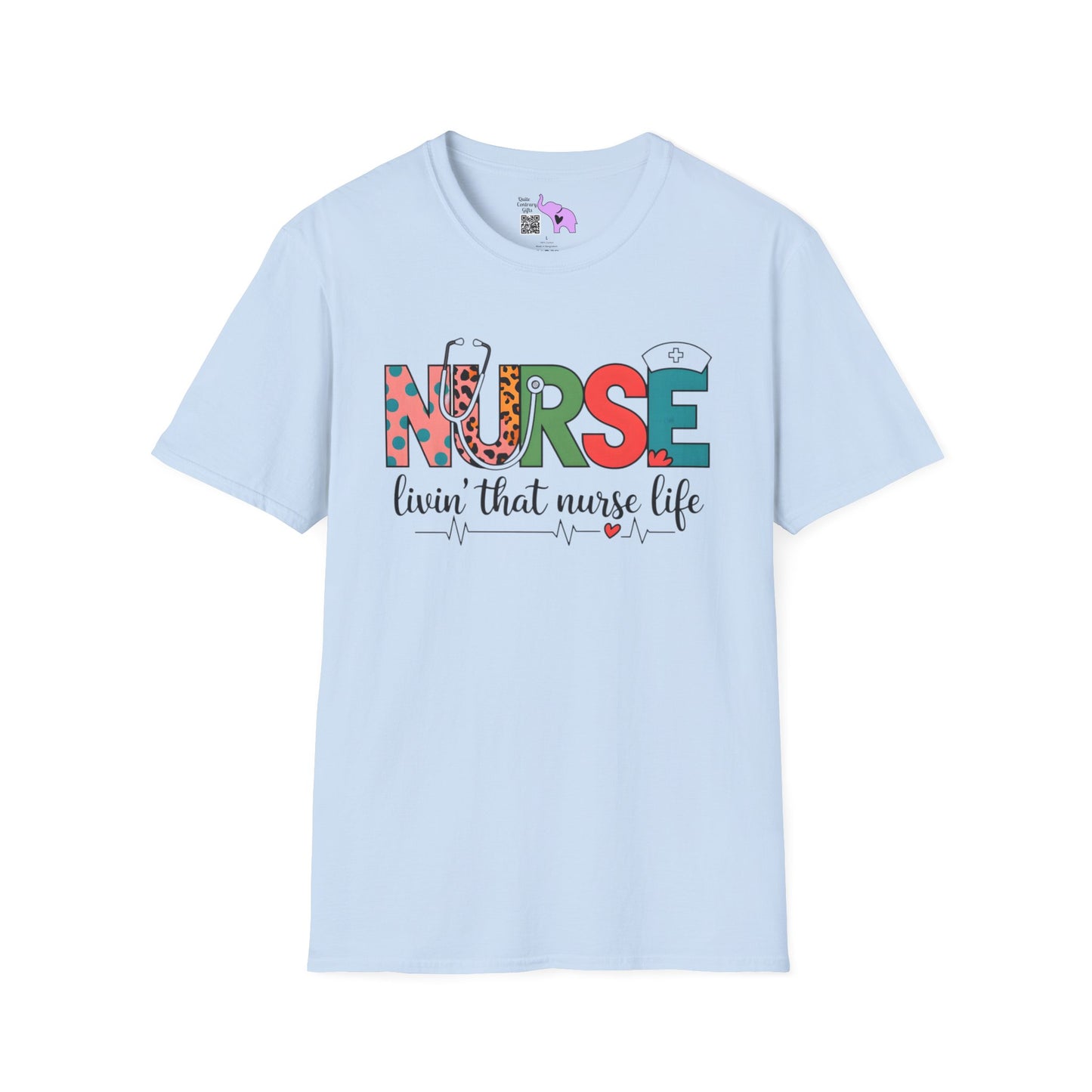 Nurse Livin' That Nurse Life Adult T-shirt