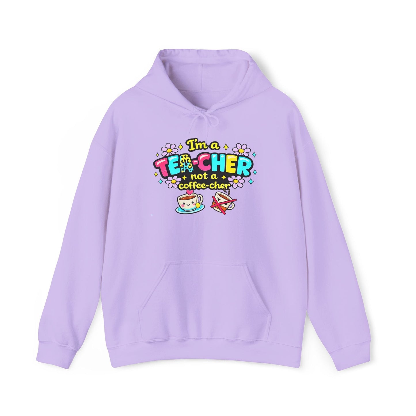 I'm A Tea-cher Not A Coffee-cher Heavy Blend™ Hooded Sweatshirt