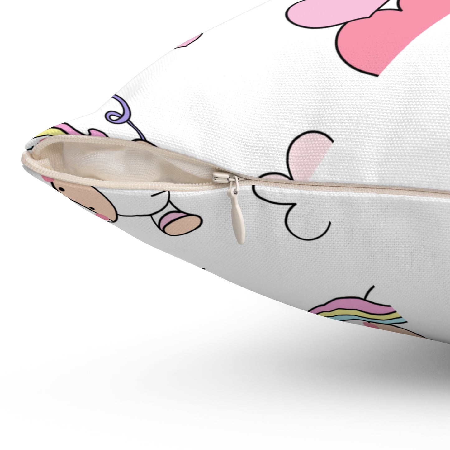 Unicorns of Love Throw Pillow