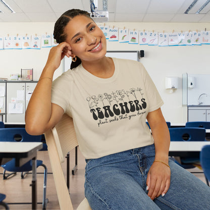 Teachers Plant Seeds That Grow Forever Adult T-shirt