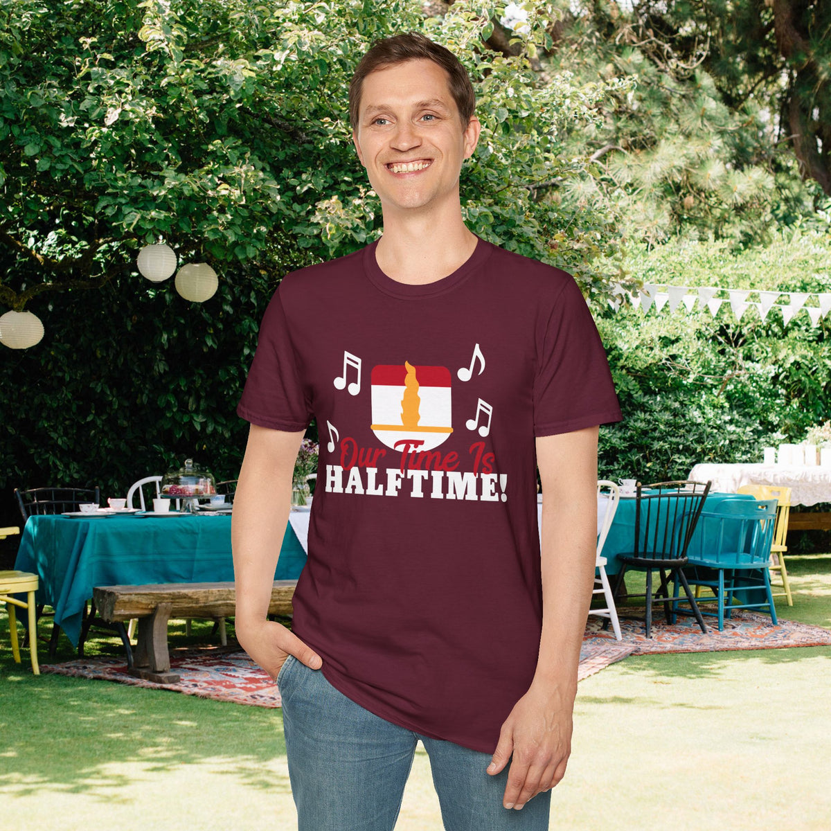 Our Time is Halftime Adult T-shirt