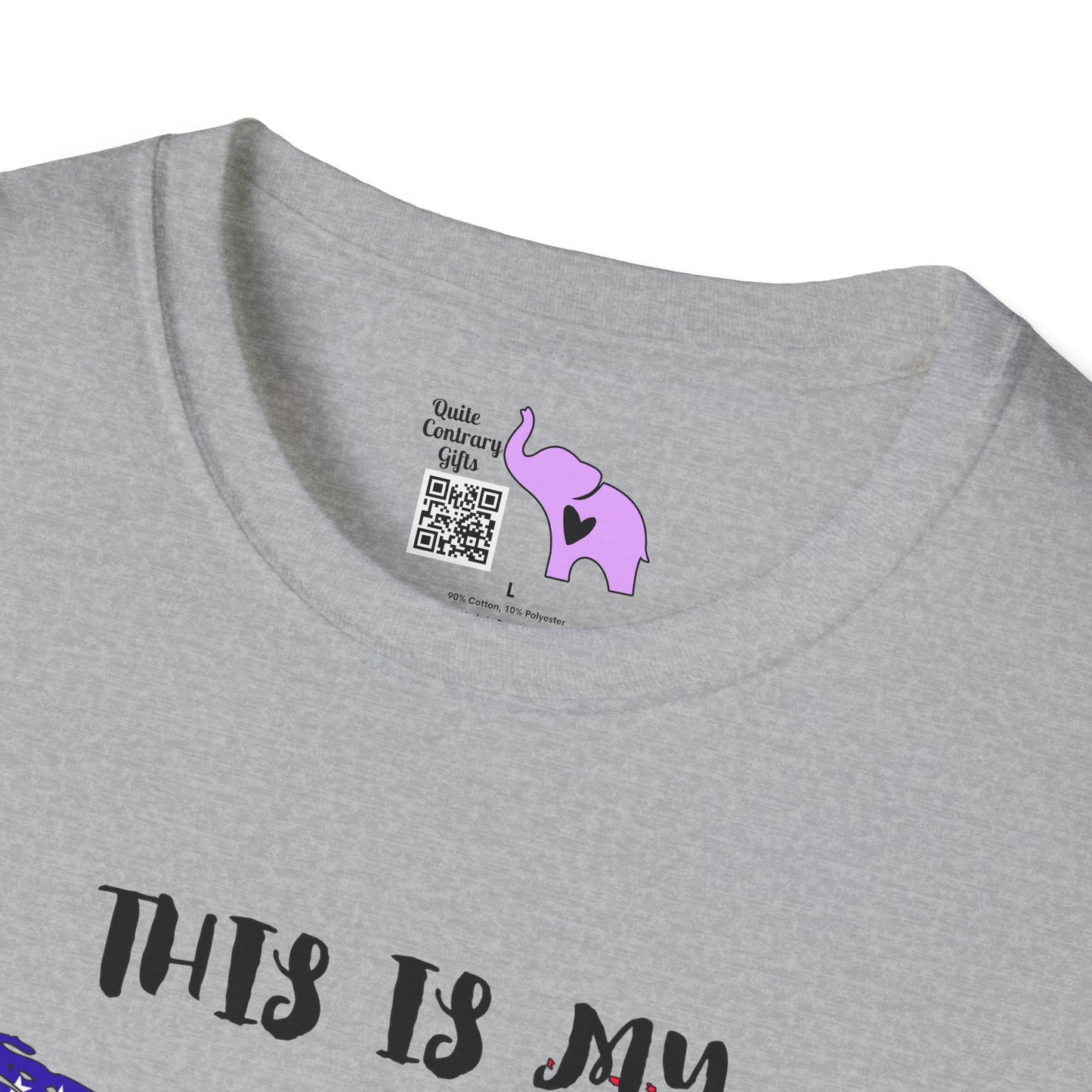 This is My Pride Flag American Flag Adult T-shirt