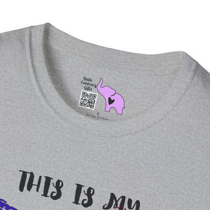 This is My Pride Flag American Flag Adult T-shirt