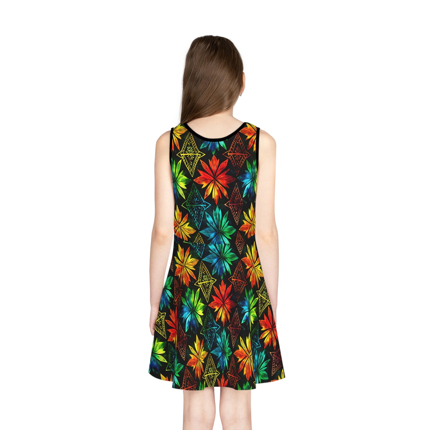 Celebration Mosaic Girls' Sleeveless Sundress