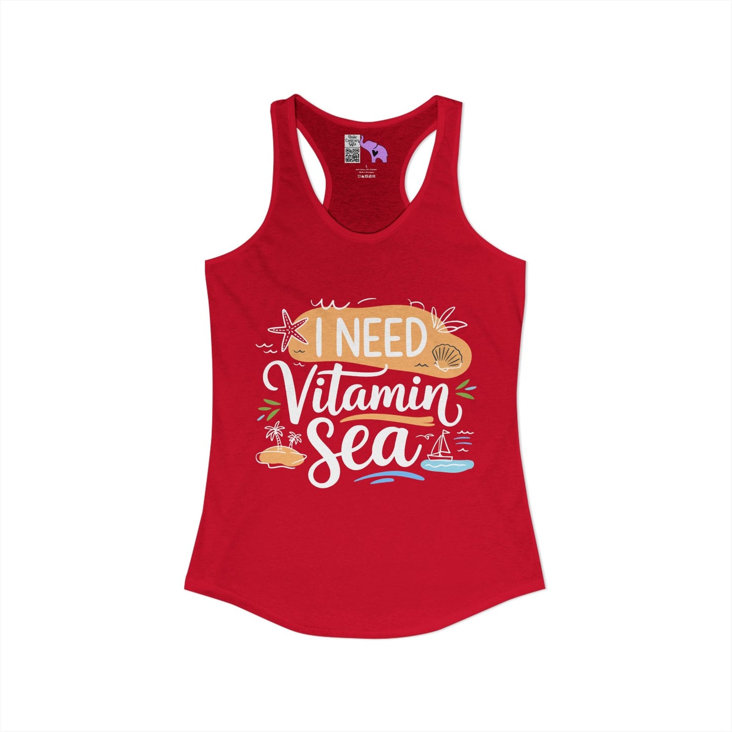 I Need Vitamin Sea Women's Ideal Racerback Tank