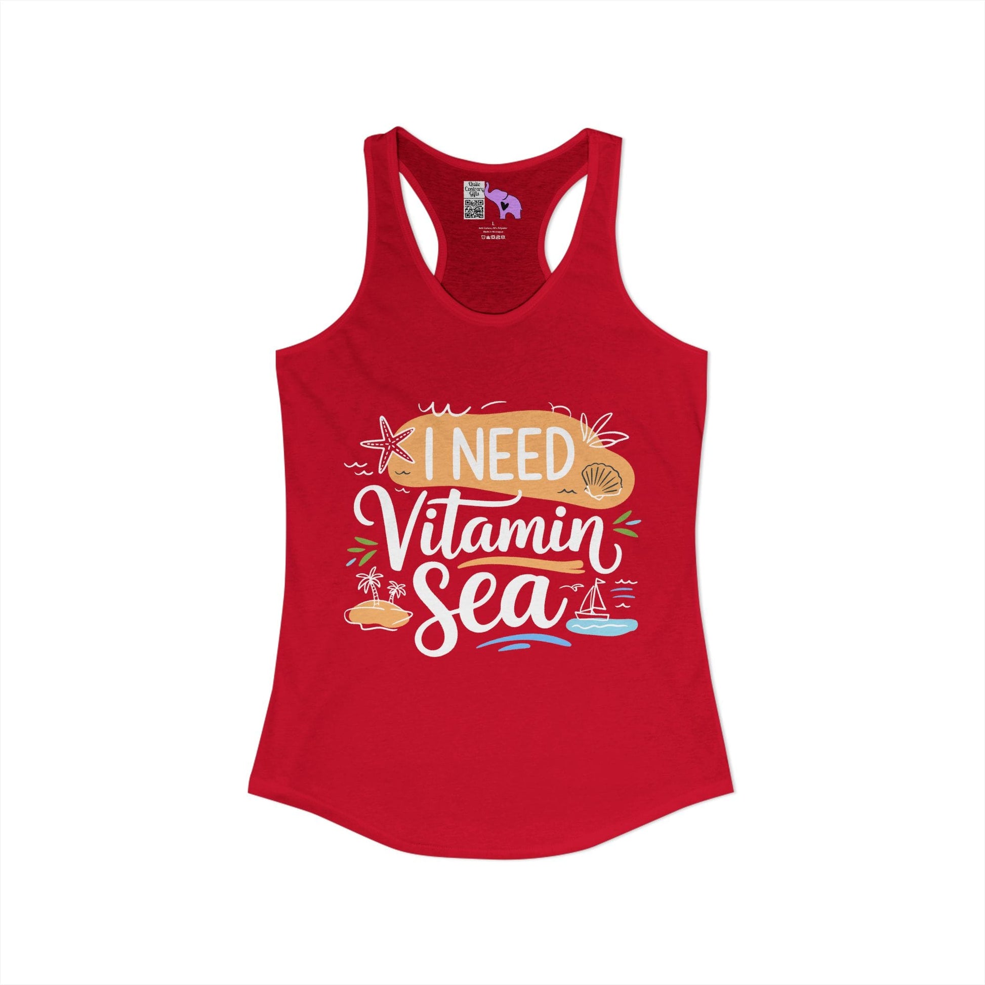 I Need Vitamin Sea Women's Ideal Racerback Tank