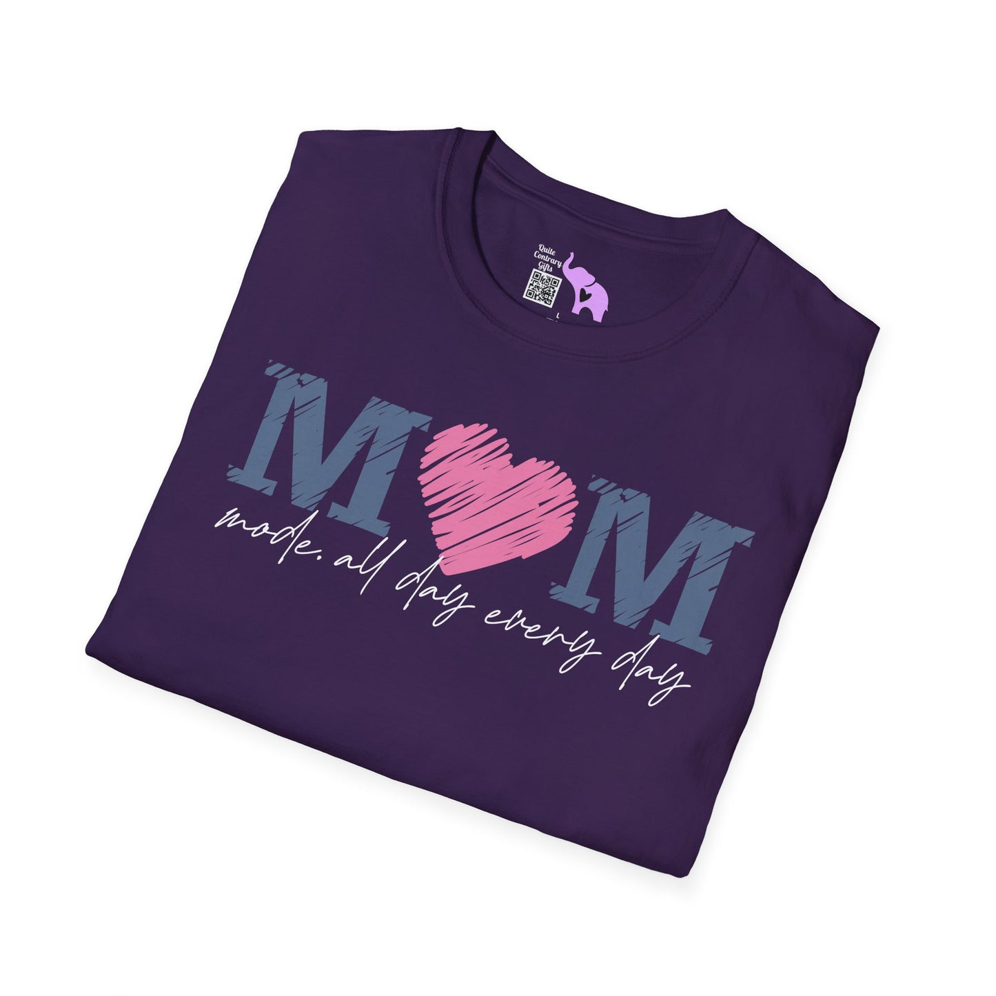 Mom Mode All Day Everyday Adult T-shirt