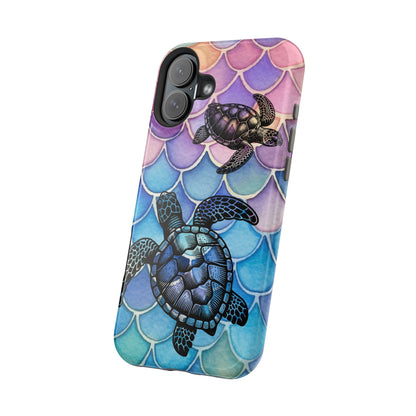 Sea Turtle Silhouette MagSafe® Compatible Tough Case for iPhone