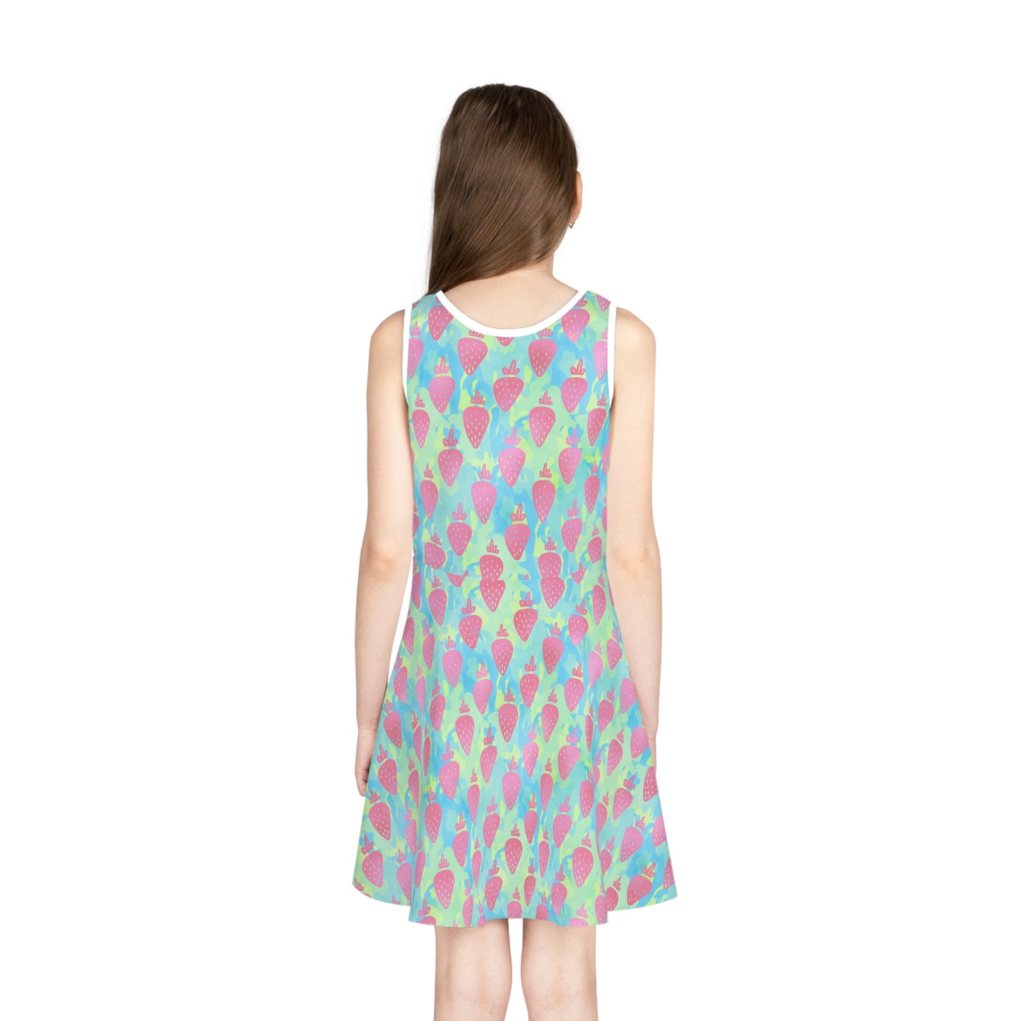 Strawberry Breeze Girls' Sleeveless Sundress